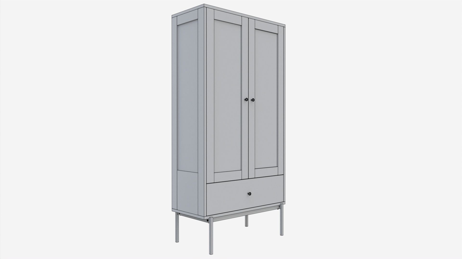 Display cabinet Angus 3D model_5