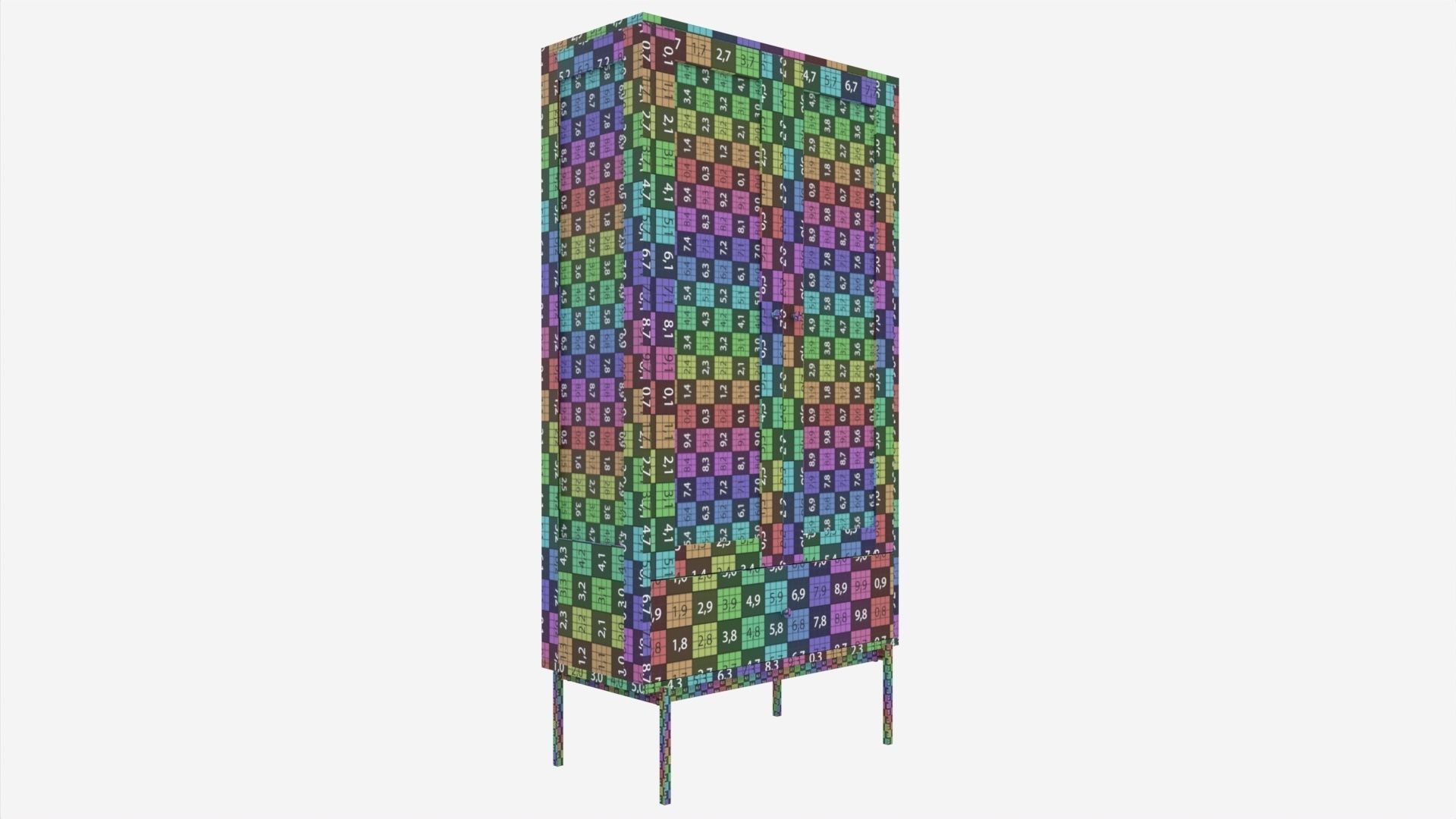 Display cabinet Angus 3D model_6