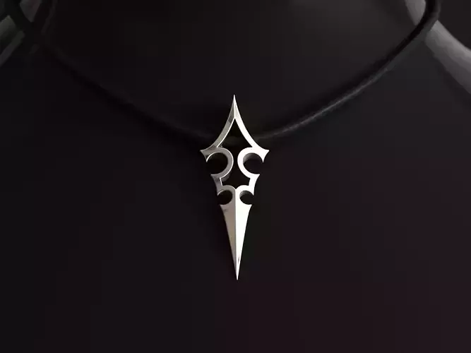Elven Arrow Pendant B 3D Model 3D print model