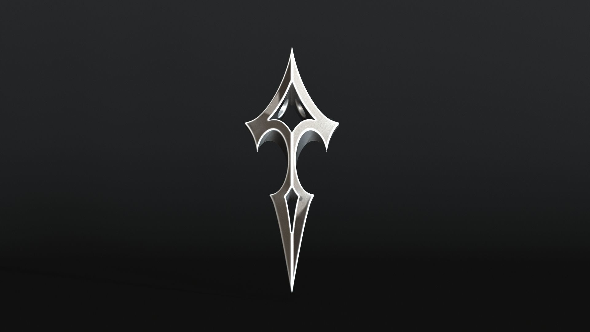 Elven Arrow Pendant C 3D Model 3D print model_6