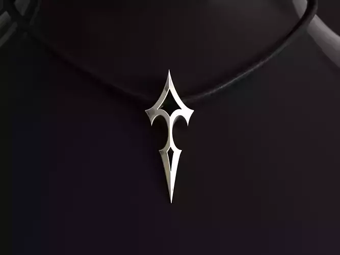 Elven Arrow Pendant C 3D Model 3D print model