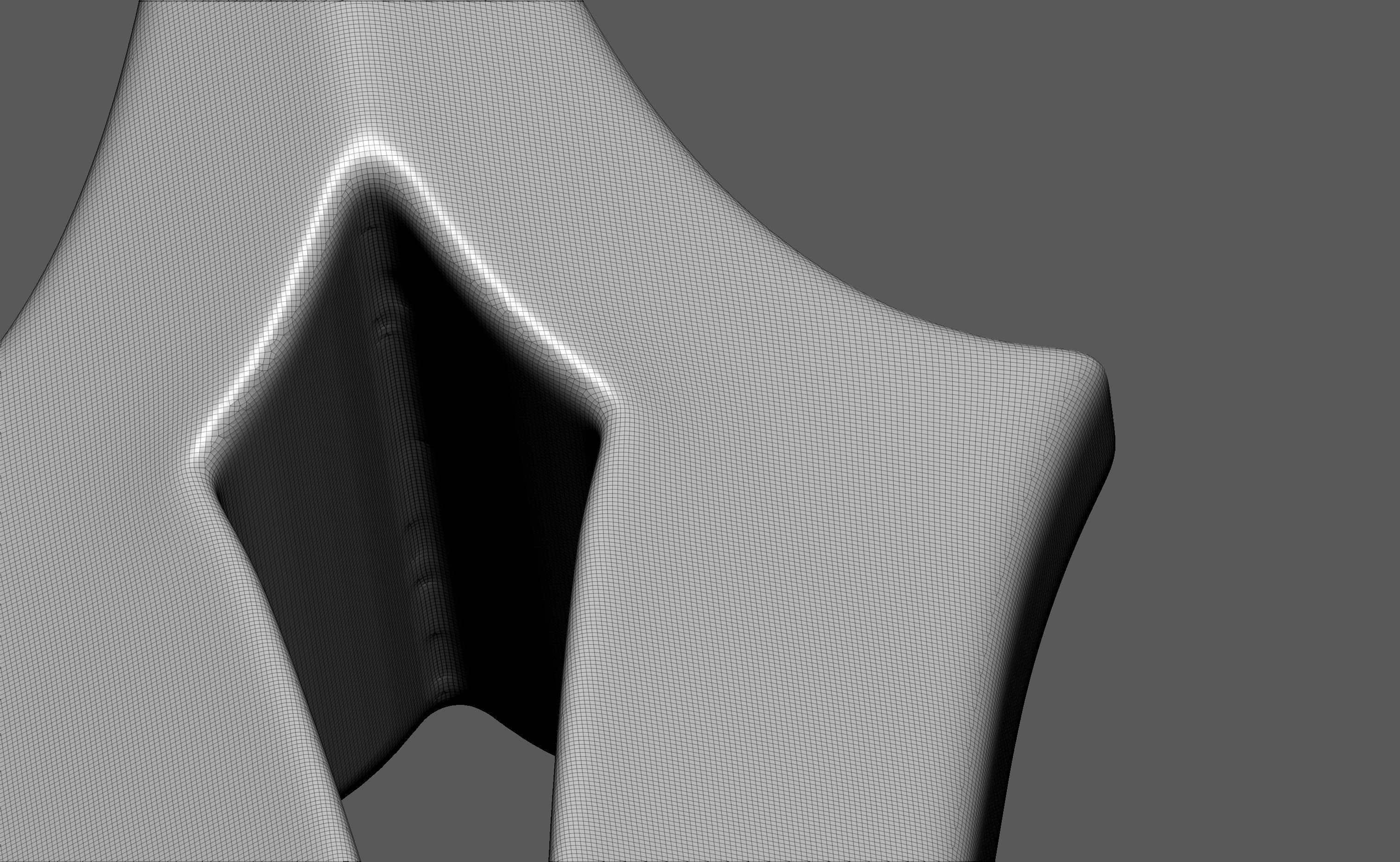 Elven Arrow Pendant C 3D Model 3D print model_5