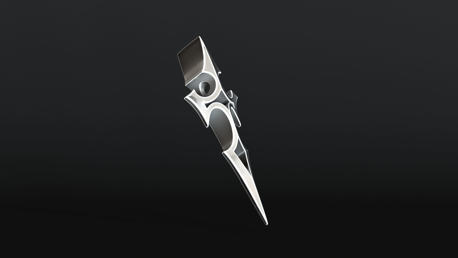 Elven Arrow Pendant D 3D Model 3D print model_8