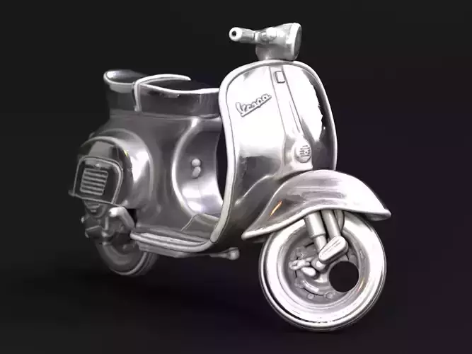 Vespa Key Ring 3D Model 3D print model