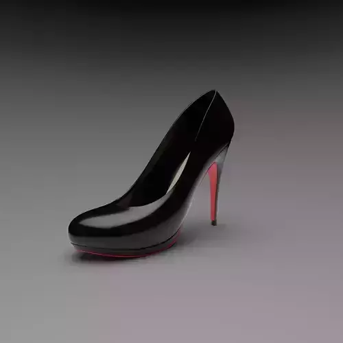 3D High Heels - Pumps with red soles