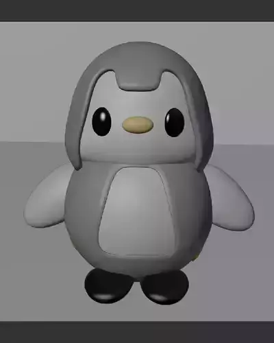 Little pingu with cape