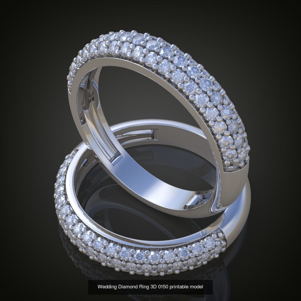 6My 20 Beautiful and graceful 3d printable ring models 3D Model Collection_15