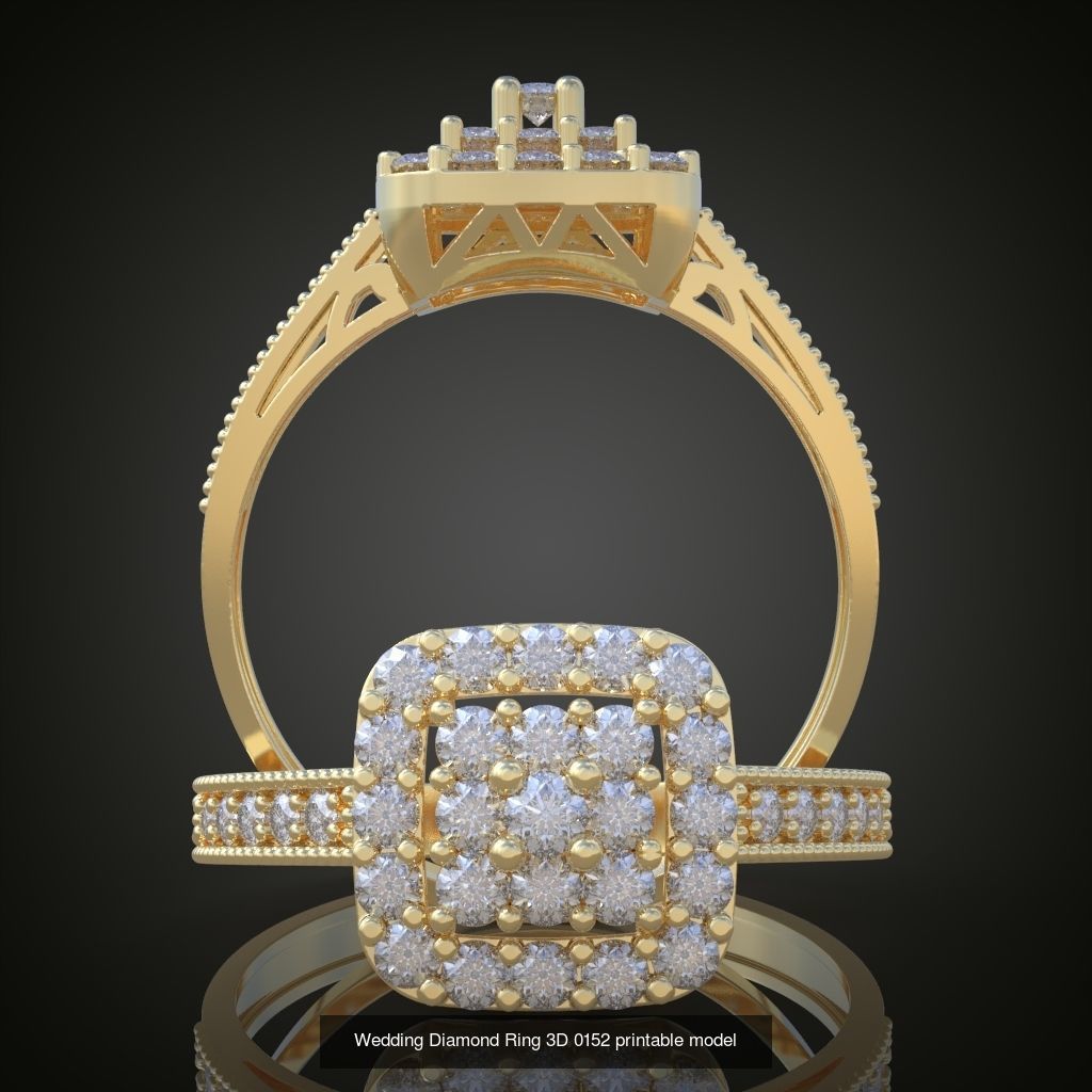 6My 20 Beautiful and graceful 3d printable ring models 3D Model Collection_17