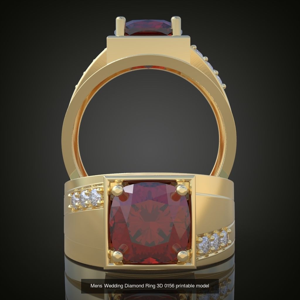 6My 20 Beautiful and graceful 3d printable ring models 3D Model Collection_21