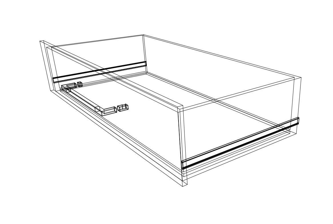 Modular Drawer 3D model_2