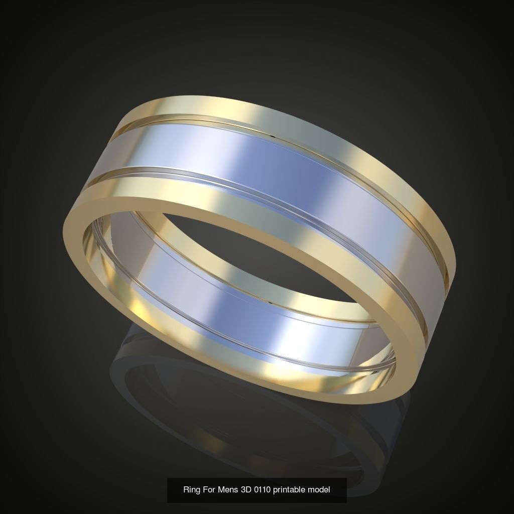6My 60 Beautiful and graceful 3d printable ring models 3D Model Collection_66