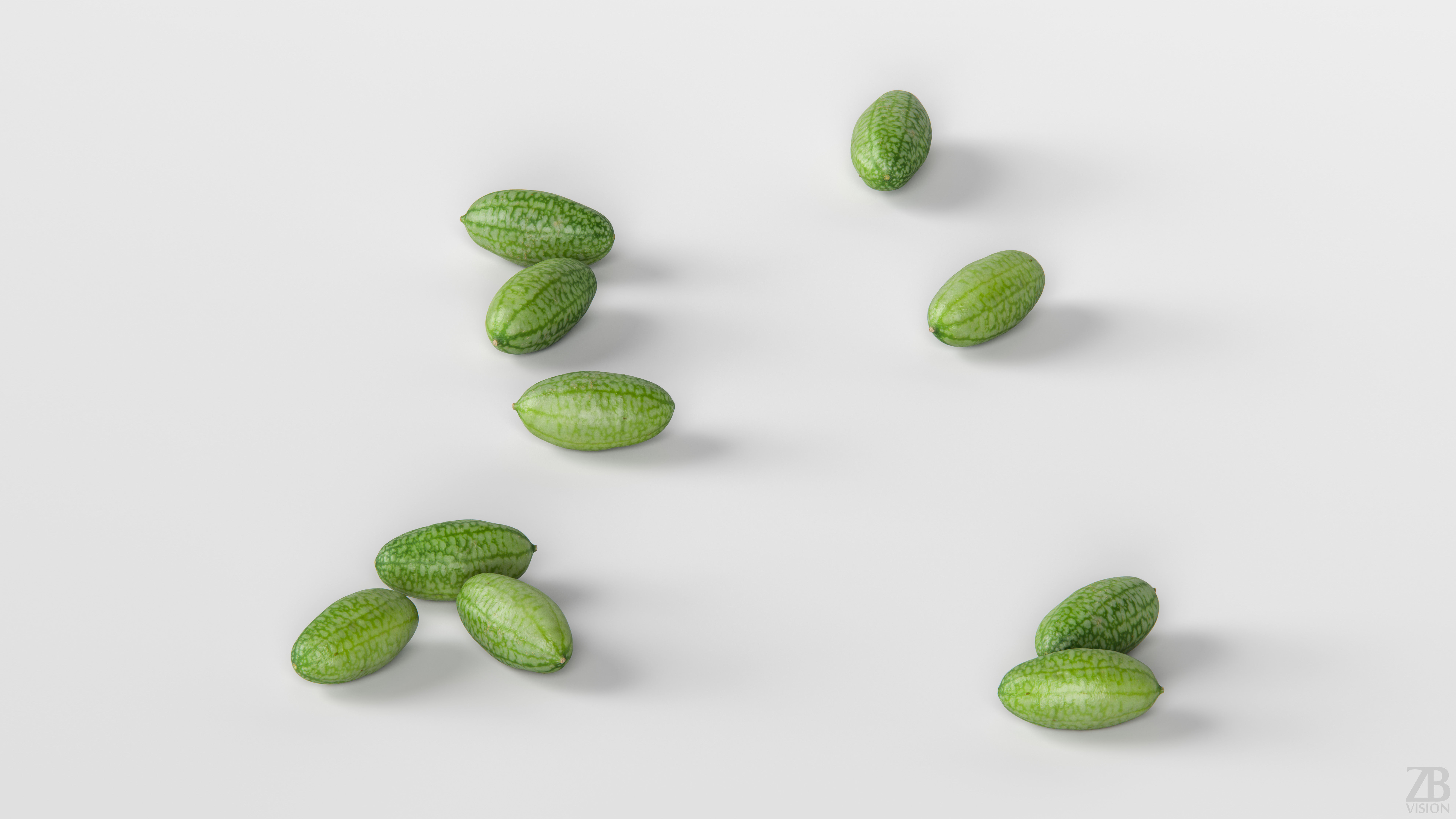 Cucamelon 3D model_2