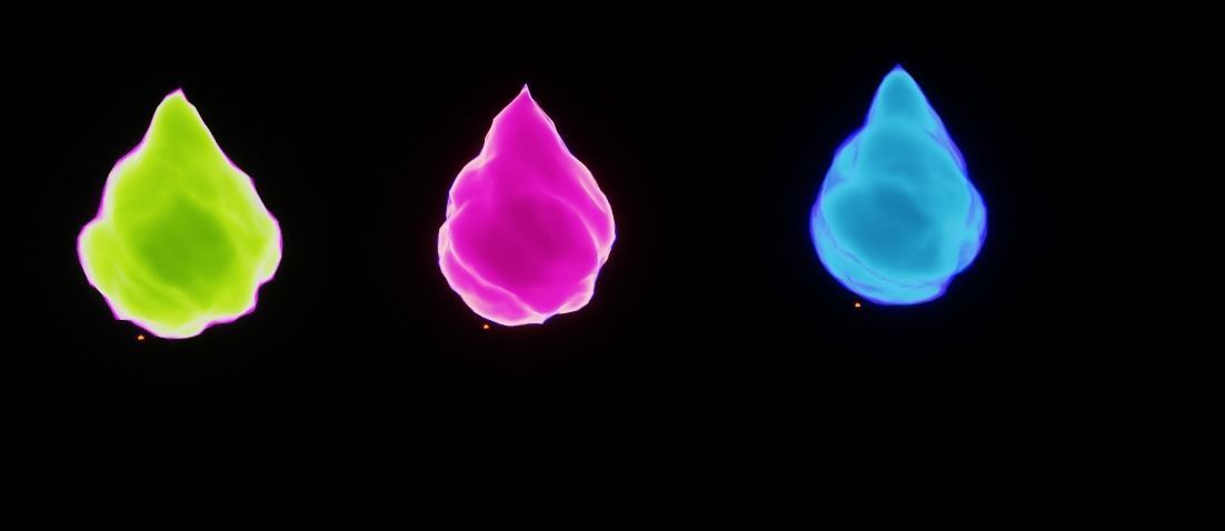 Stylized Animated Fire Elemental Low-poly 3D model_1