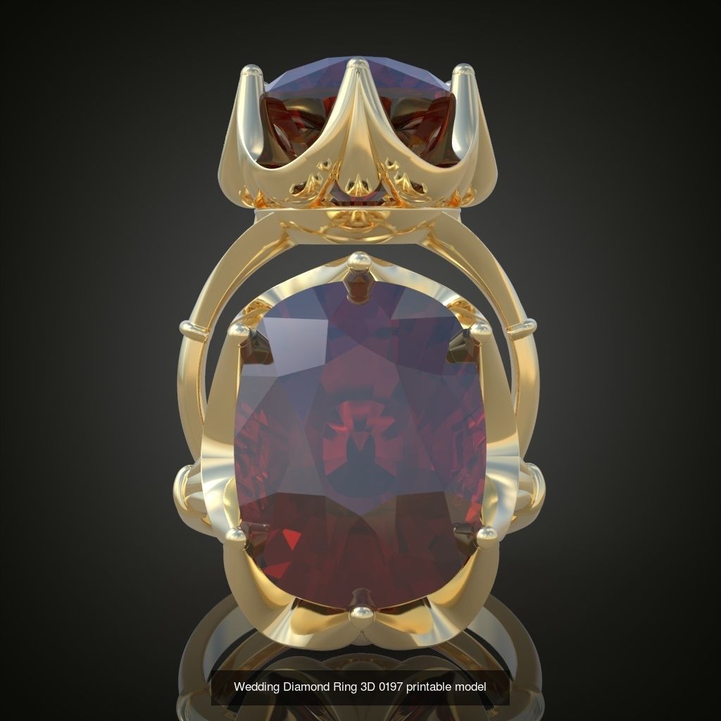 9My 20 Beautiful and graceful 3d printable ring models 3D Model Collection_22