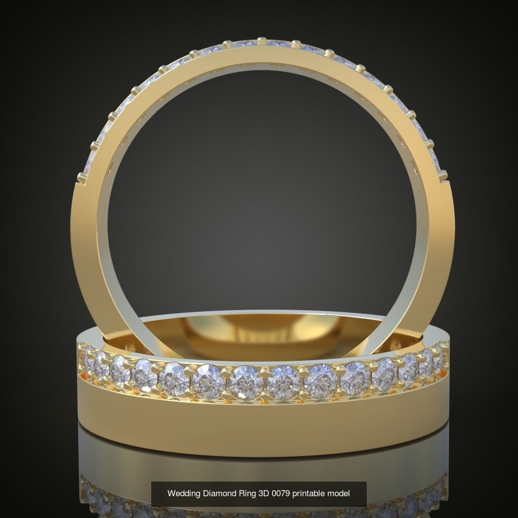 9My 20 Beautiful and graceful 3d printable ring models 3D Model Collection_13