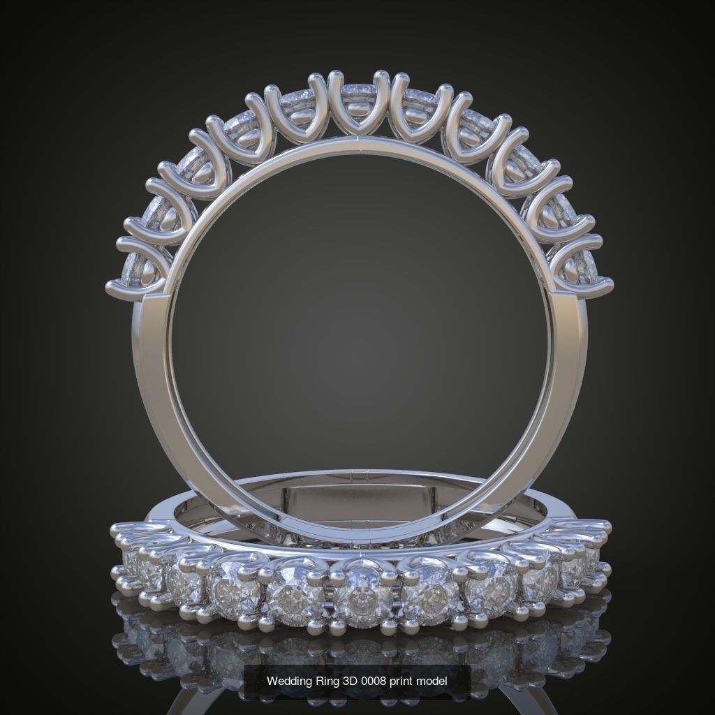 9My 20 Beautiful and graceful 3d printable ring models 3D Model Collection_4