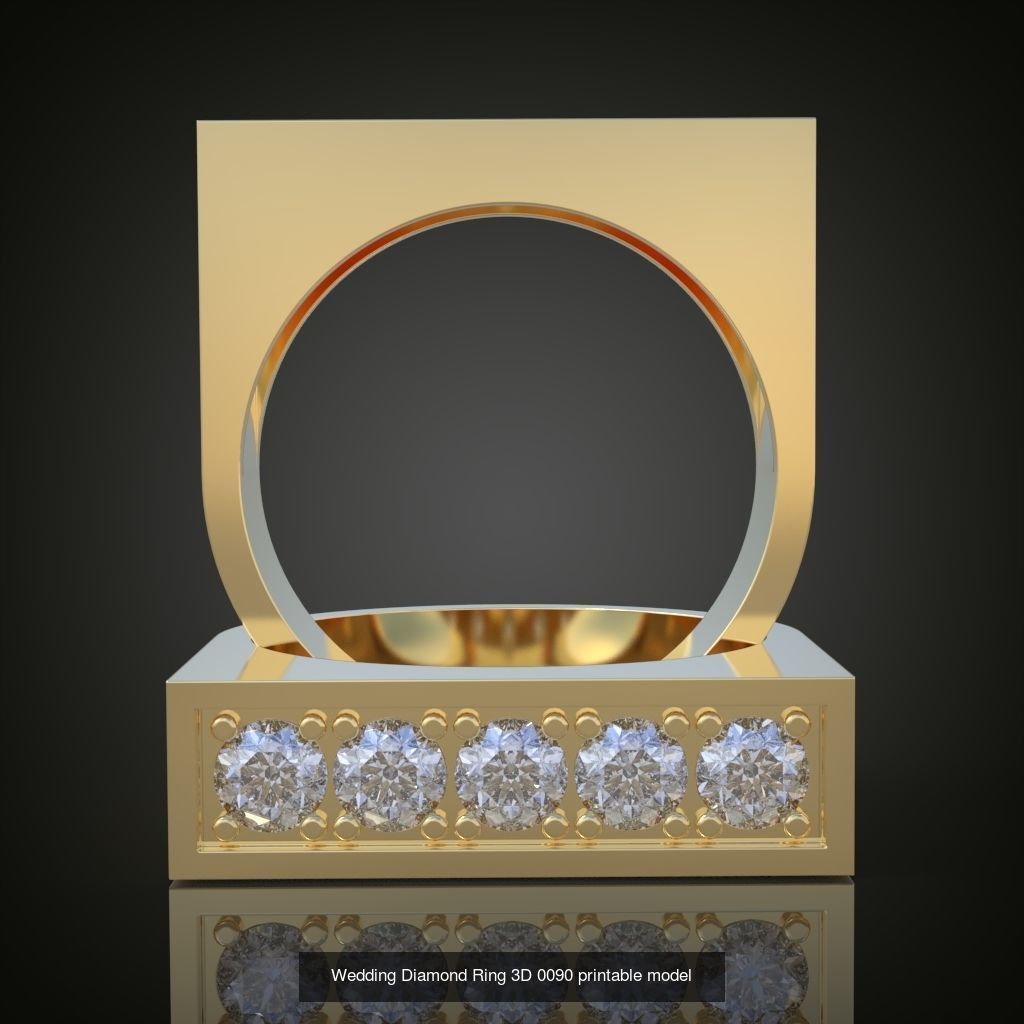 9My 20 Beautiful and graceful 3d printable ring models 3D Model Collection_14