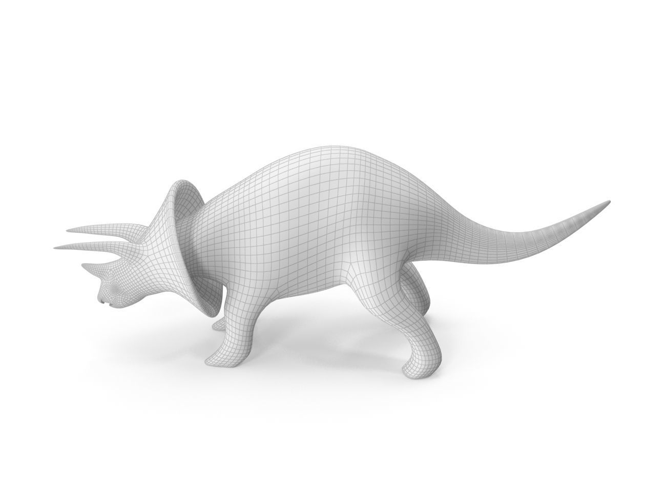 Dinosaurs Triceratops PBR Low-poly 3D model_13
