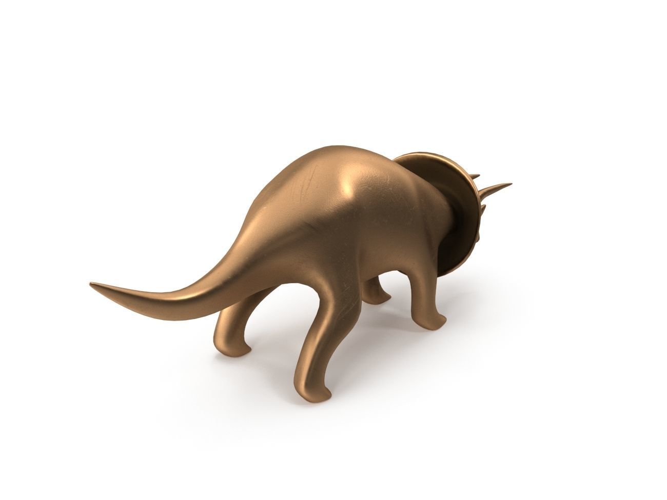 Dinosaurs Triceratops PBR Low-poly 3D model_4