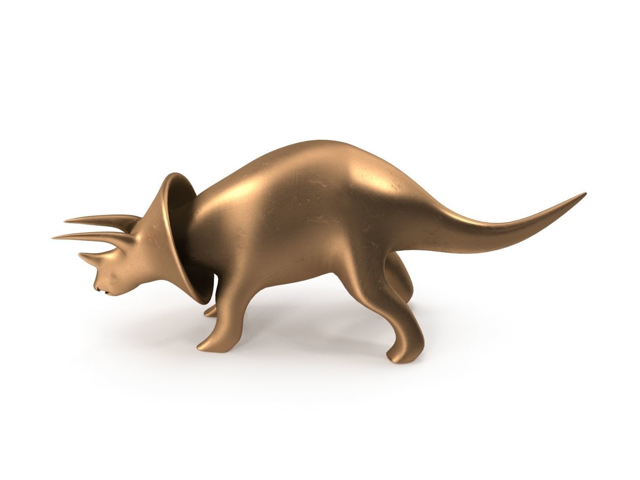 Dinosaurs Triceratops PBR Low-poly 3D model_6