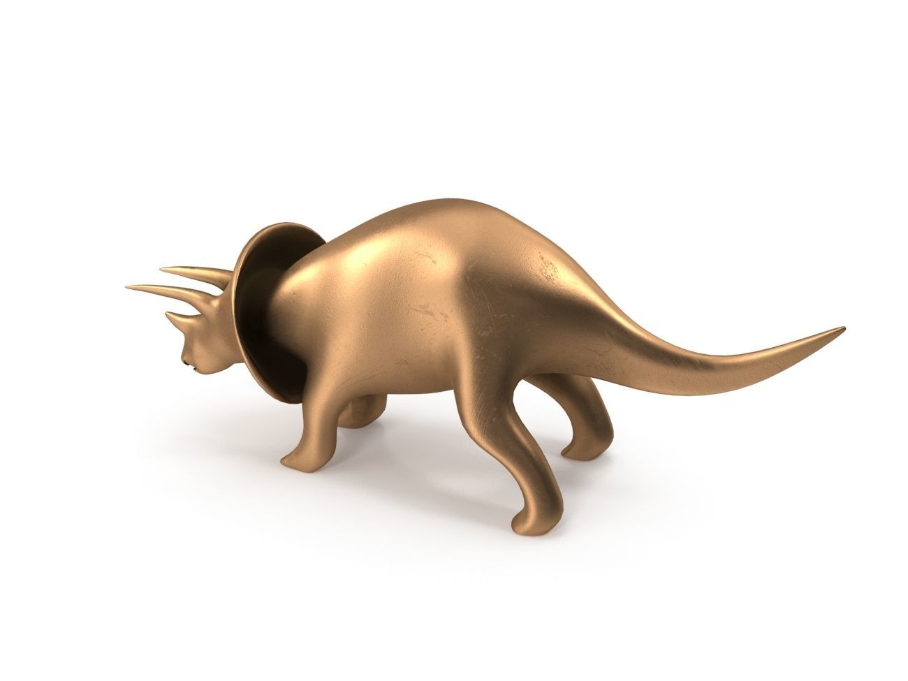 Dinosaurs Triceratops PBR Low-poly 3D model_5