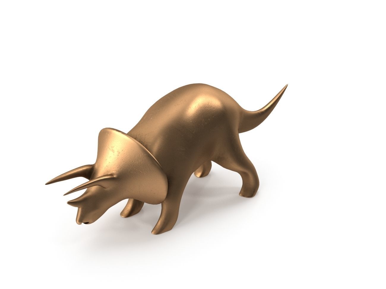 Dinosaurs Triceratops PBR Low-poly 3D model_7