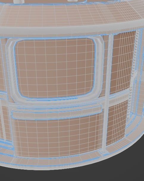 Cable Car Ski Lift 3D model_15