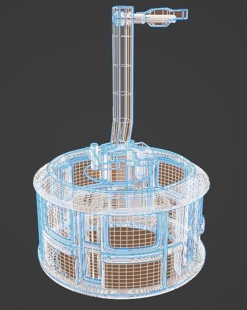 Cable Car Ski Lift 3D model_16