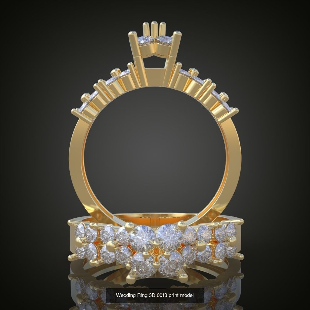 9My 60 Beautiful and graceful 3d printable ring models  3D Model Collection_9