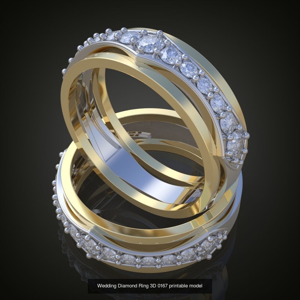 9My 60 Beautiful and graceful 3d printable ring models  3D Model Collection_34