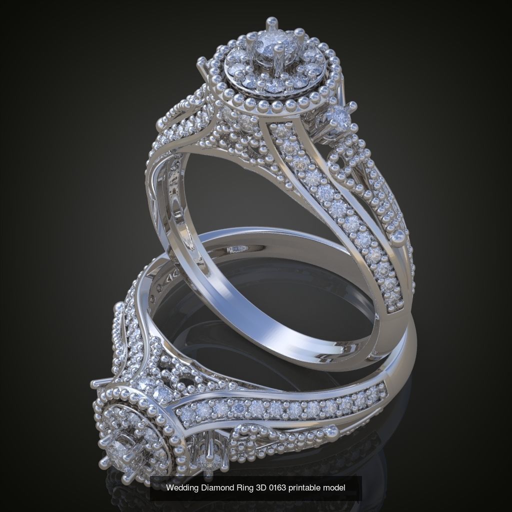 9My 60 Beautiful and graceful 3d printable ring models  3D Model Collection_30