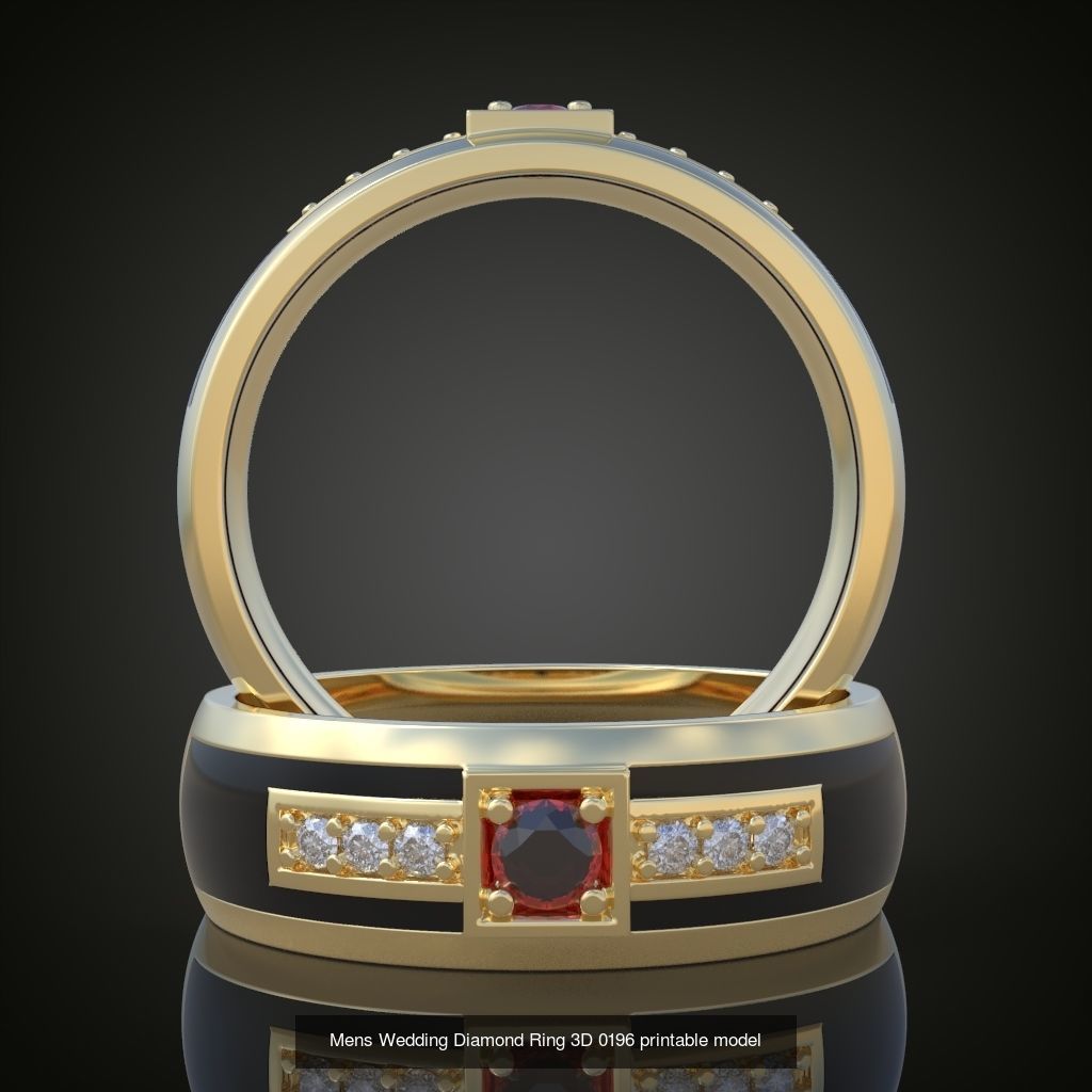 9My 60 Beautiful and graceful 3d printable ring models  3D Model Collection_62