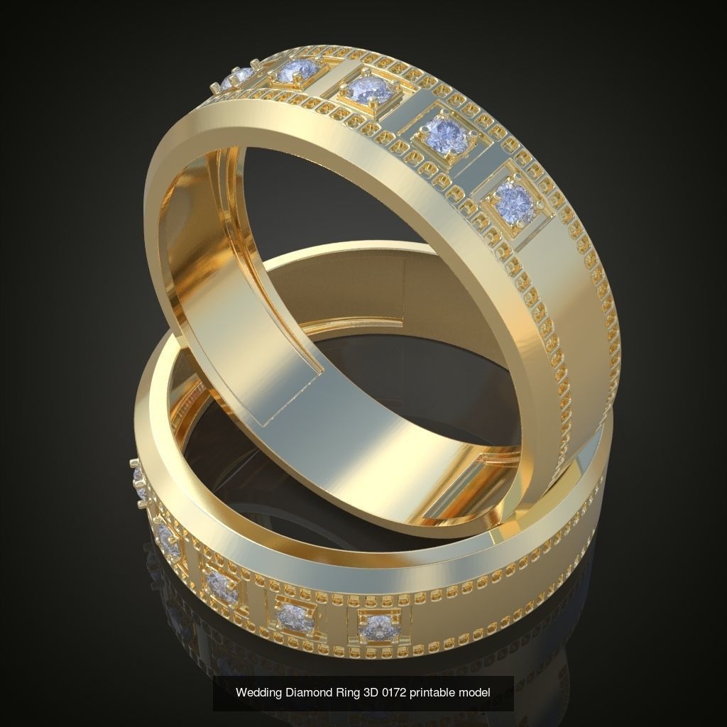 9My 60 Beautiful and graceful 3d printable ring models  3D Model Collection_39