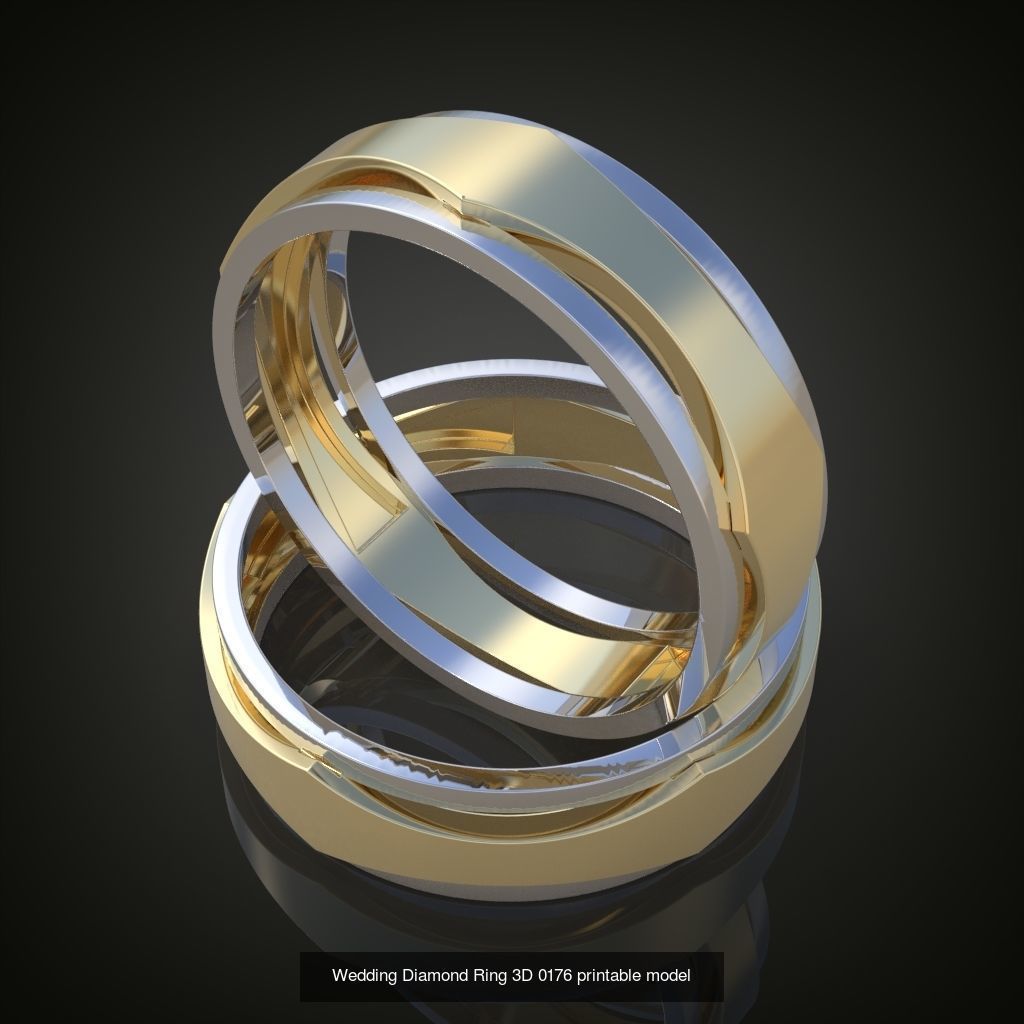 9My 60 Beautiful and graceful 3d printable ring models  3D Model Collection_43
