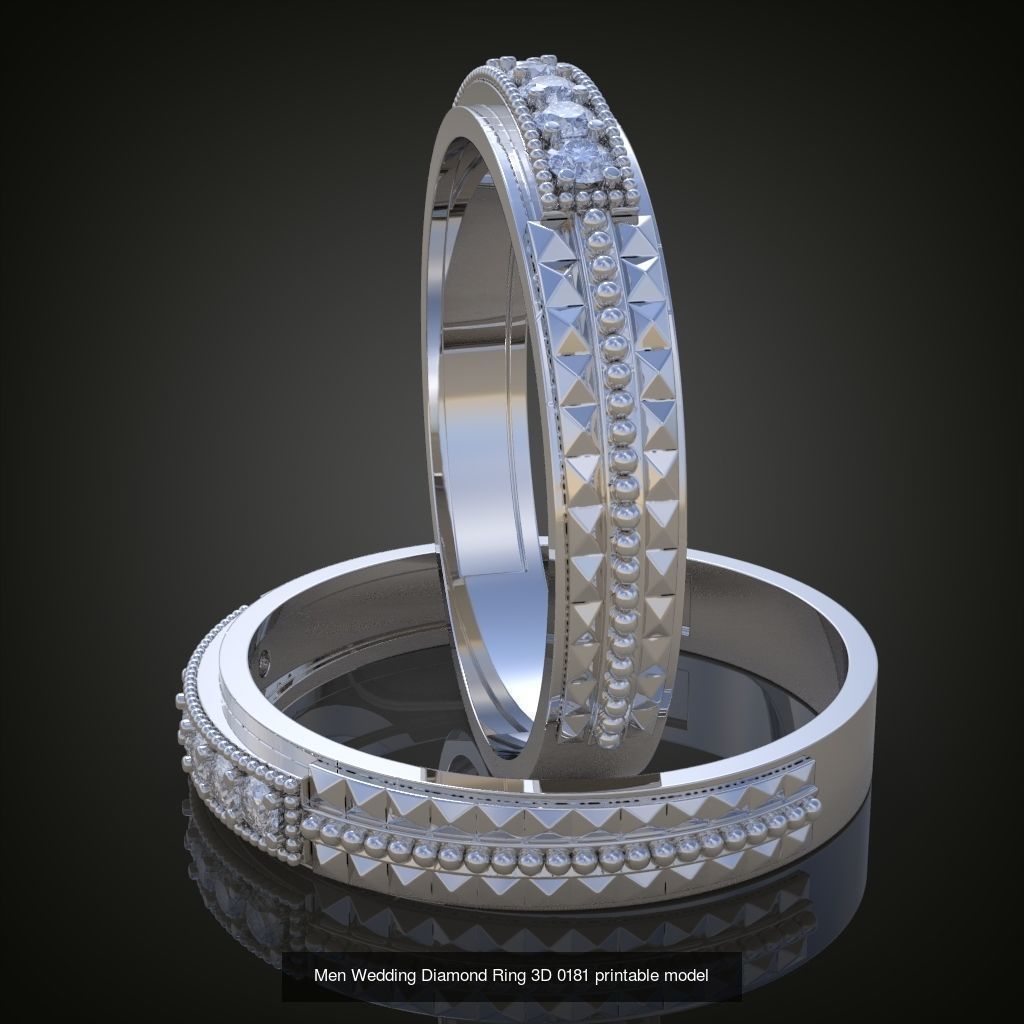 9My 60 Beautiful and graceful 3d printable ring models  3D Model Collection_48