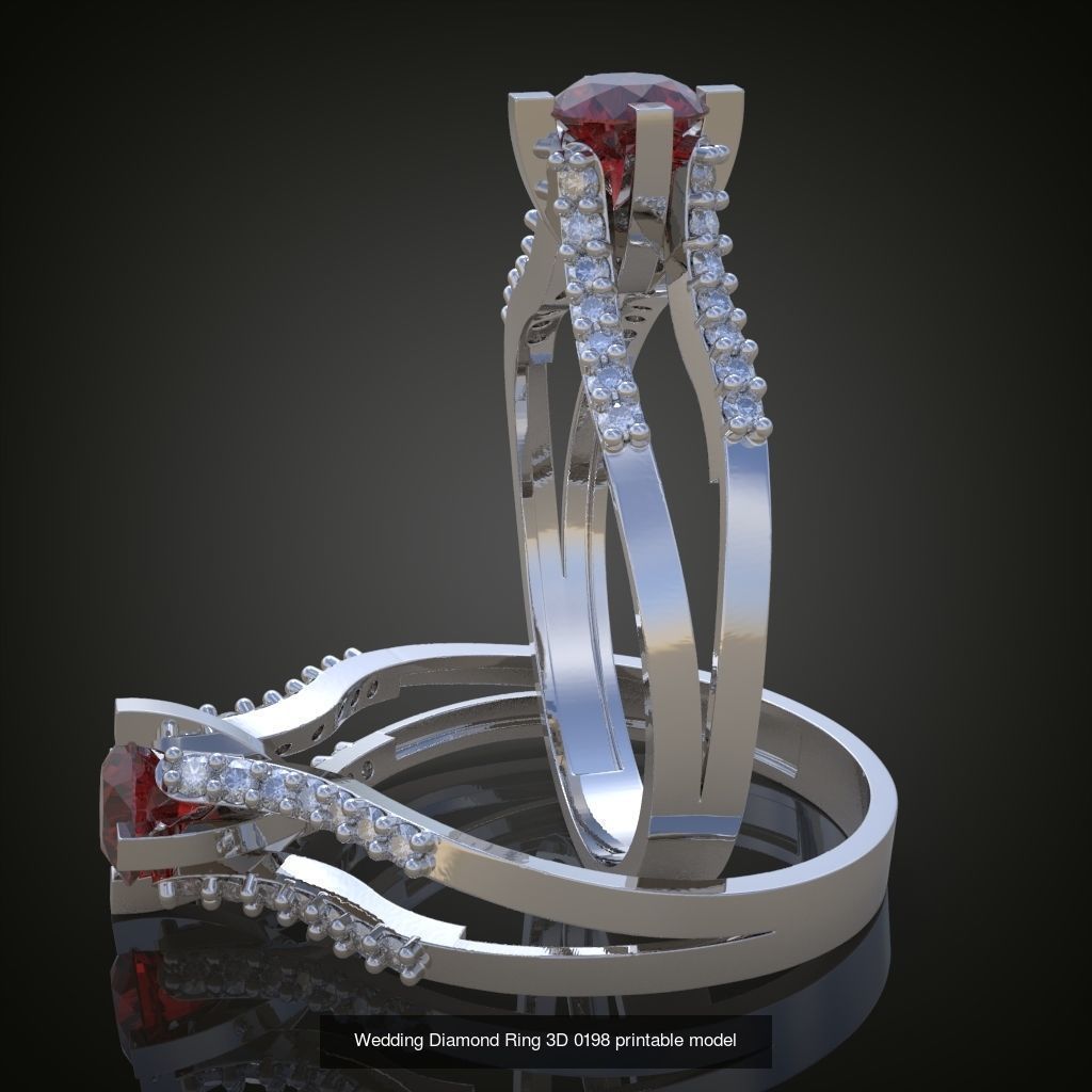 9My 60 Beautiful and graceful 3d printable ring models  3D Model Collection_64