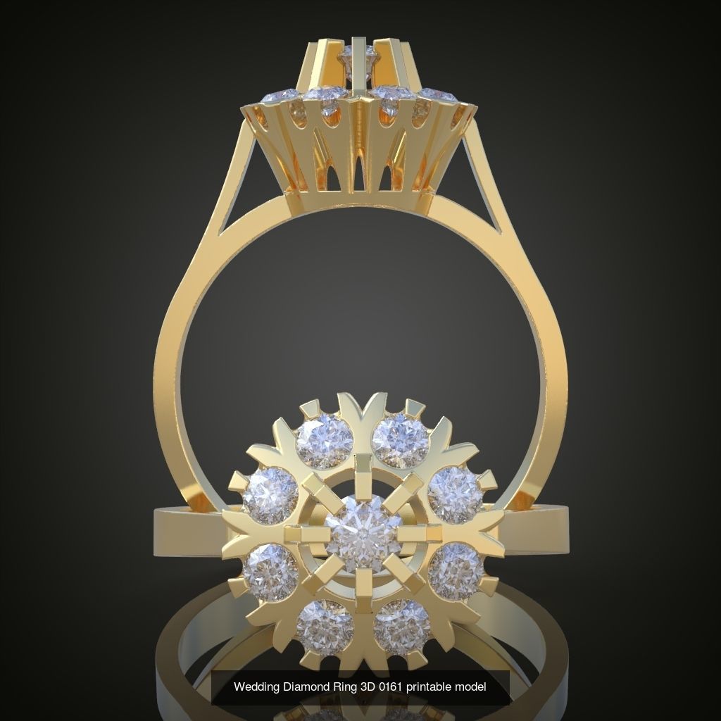 9My 60 Beautiful and graceful 3d printable ring models  3D Model Collection_28