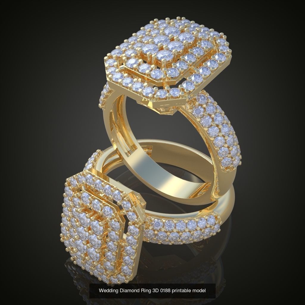 9My 60 Beautiful and graceful 3d printable ring models  3D Model Collection_55