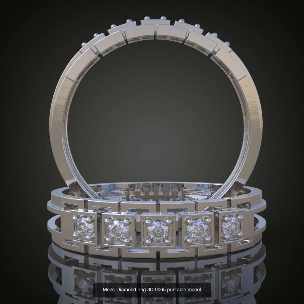 9My 60 Beautiful and graceful 3d printable ring models  3D Model Collection_14