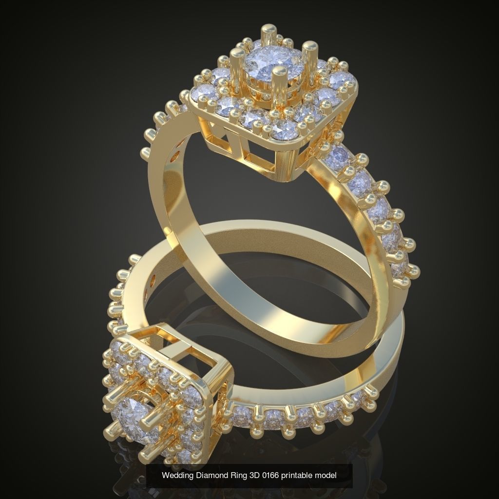 9My 60 Beautiful and graceful 3d printable ring models  3D Model Collection_33