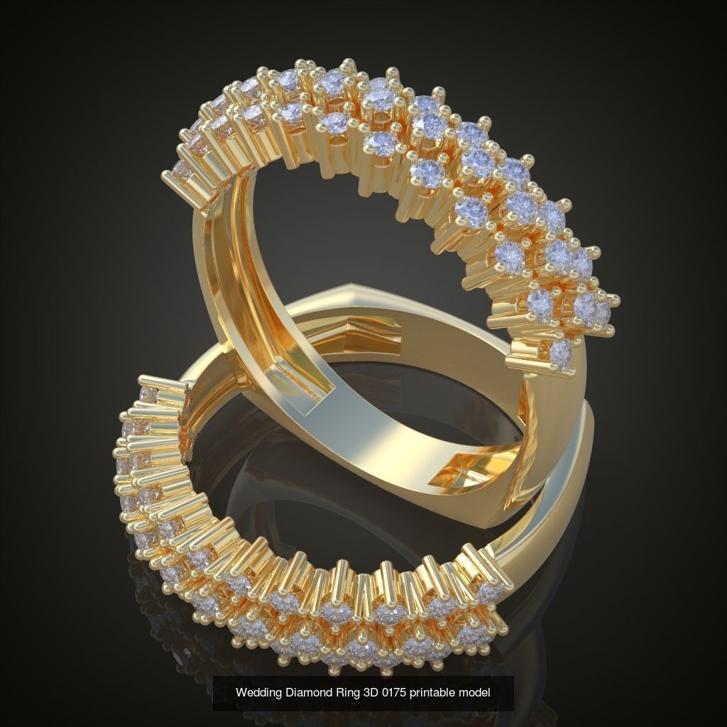 9My 60 Beautiful and graceful 3d printable ring models  3D Model Collection_42