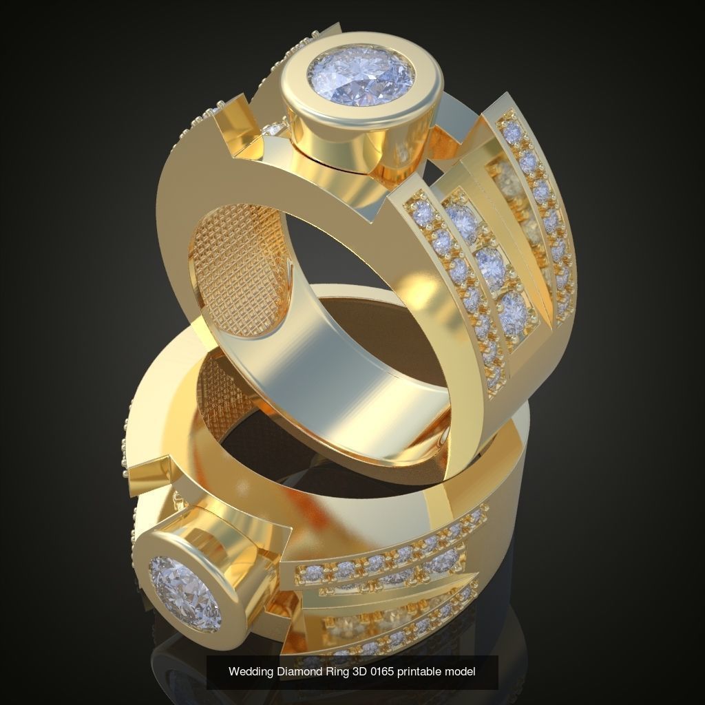 9My 60 Beautiful and graceful 3d printable ring models  3D Model Collection_32