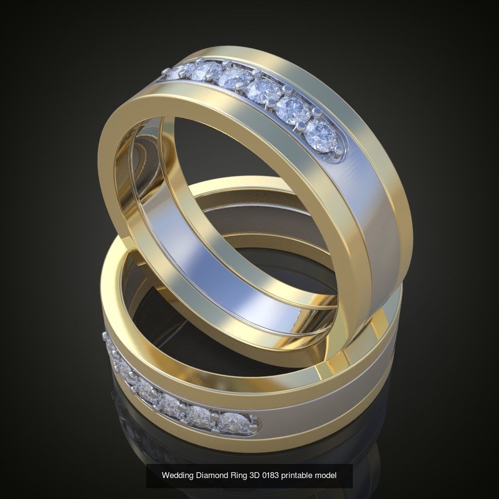 9My 60 Beautiful and graceful 3d printable ring models  3D Model Collection_50