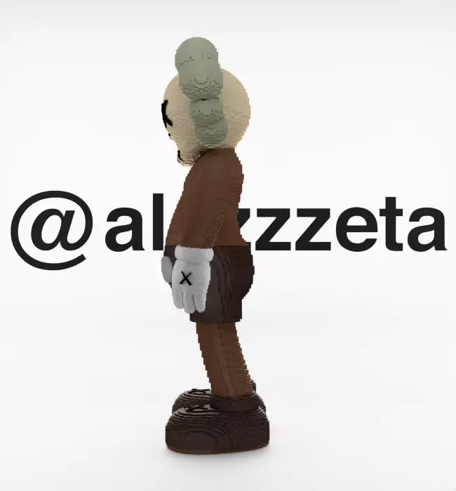 Kaws Companion 8 bits for Print 3D print model_10