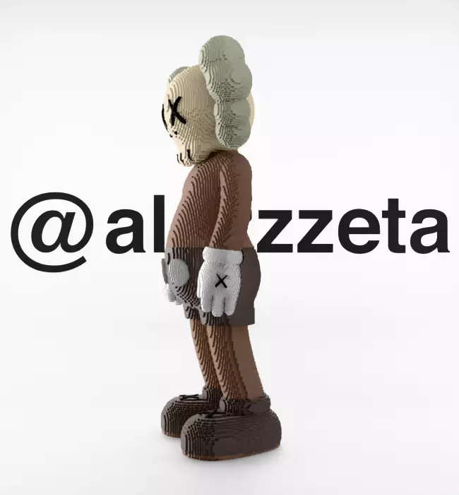 Kaws Companion 8 bits for Print 3D print model_8