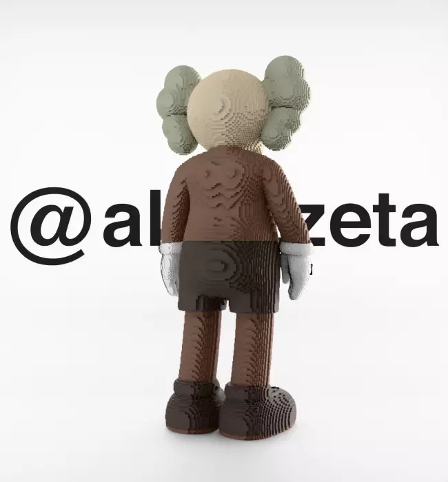 Kaws Companion 8 bits for Print 3D print model_21