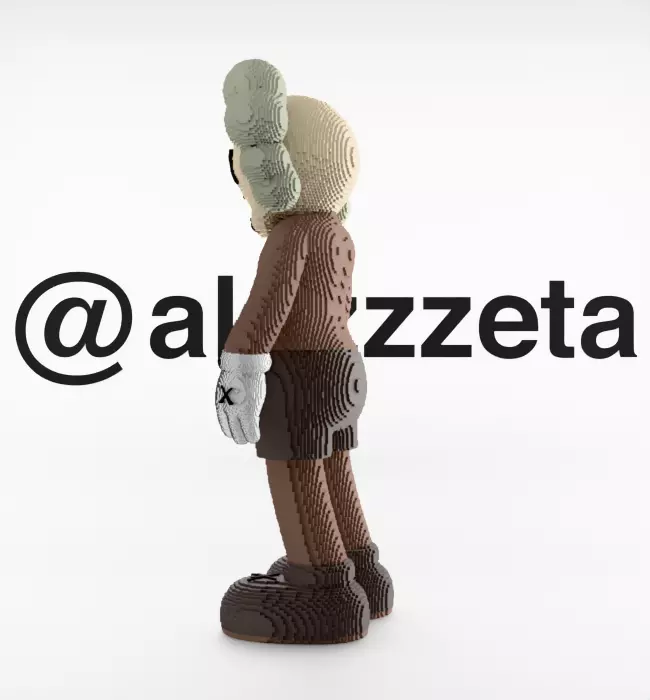 Kaws Companion 8 bits for Print 3D print model_12