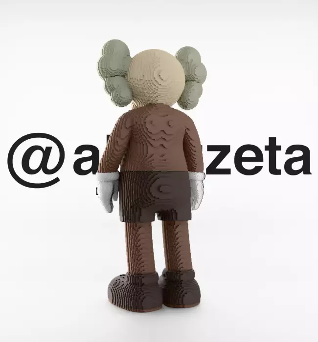 Kaws Companion 8 bits for Print 3D print model_17