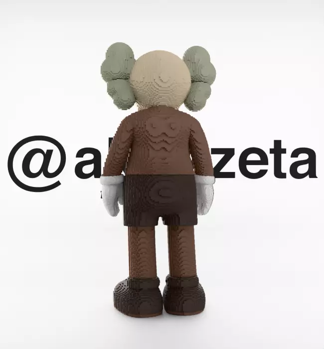Kaws Companion 8 bits for Print 3D print model_18