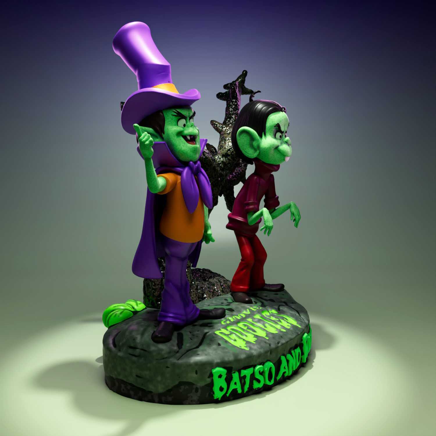 Batso and Ratso - Groovie Goolies 3D print model_1